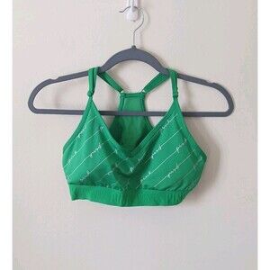 Victoria's Secret Pink Ultimate‎ lightly Lined Green Sports Bra Size M
